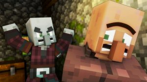 Драма в шахте: житель в ловушке разбойника Майнкрафт