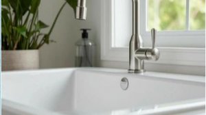 Замена смесителя  на раковине.