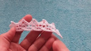 Ажурная кайма крючком.