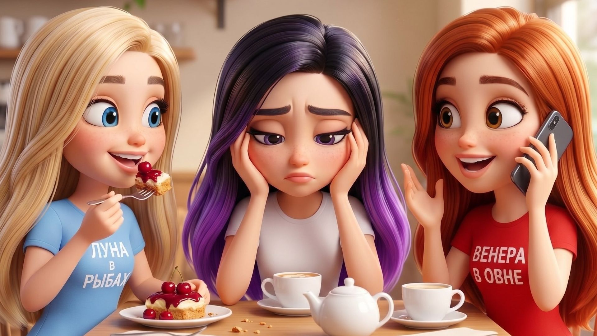 Спор Луны с Венерой