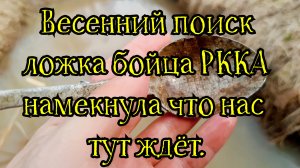 Весенний поиск и неожиданная находка.