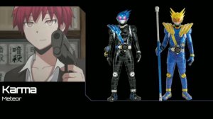 Ansatsu Kyoshitsu crossover Kamen Rider Fourze