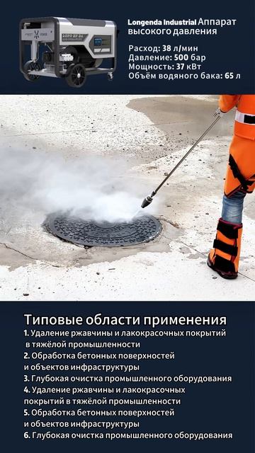 Гидроочистка поверхности | Демонстрация применения