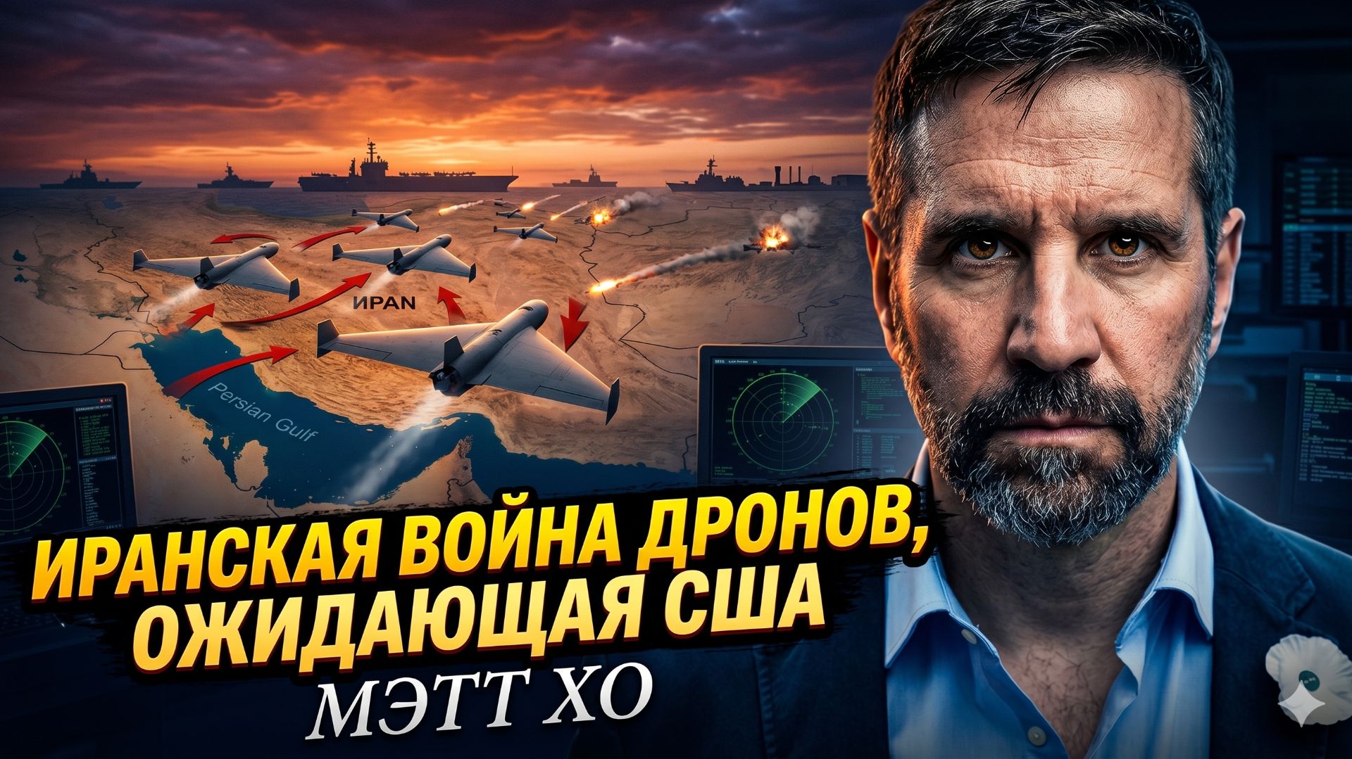 🤯 Мэтт Хо | иранские дроны превратят американский флот в металлолом