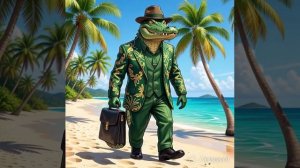 (новая) вторая серия крокодила, после того как сел в самолёт в первой серии