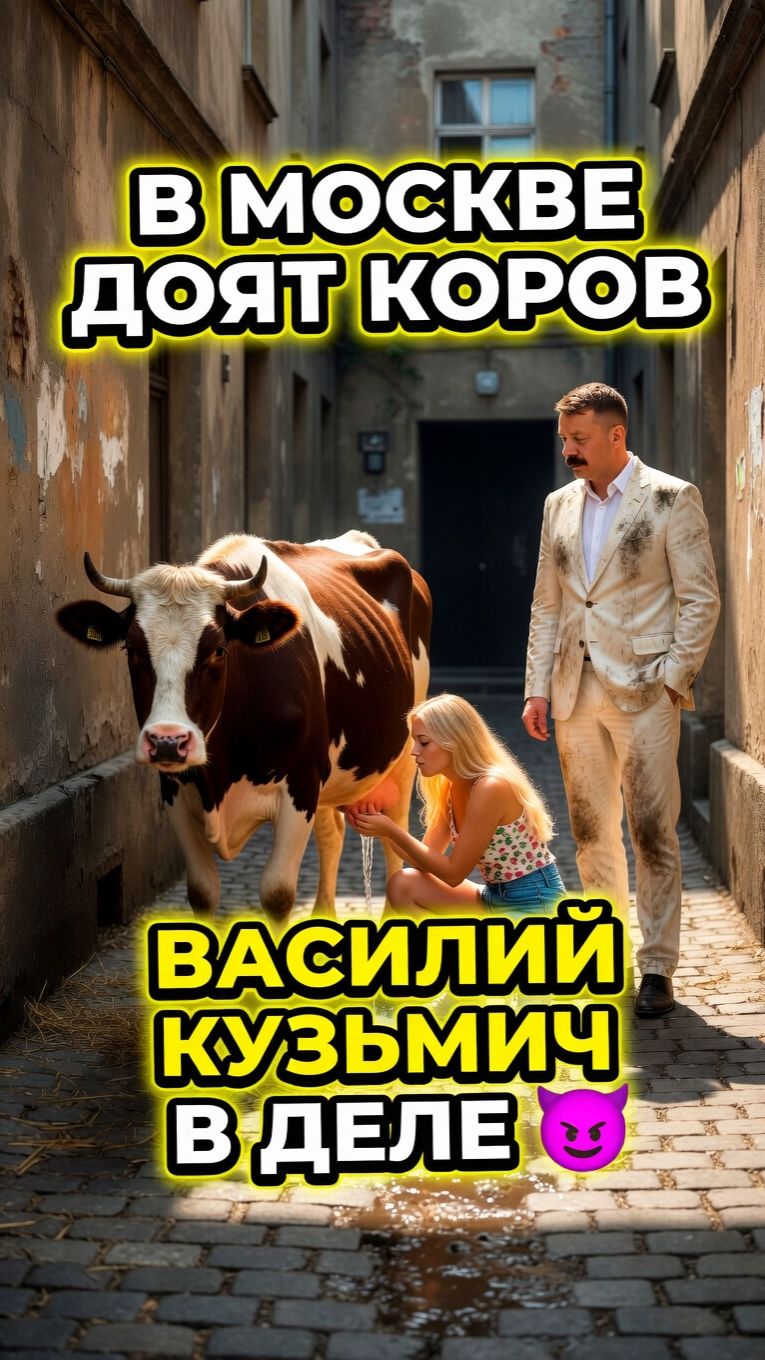 Катание на тёлке по Москве закончилось очень неожиданно 😂