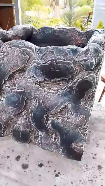 кашпо на 100 литров,арт бетон..