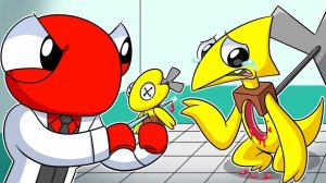 КУКЛА ВУДУ - ИСКУССТВО ЧЁРНОЙ МАГИИ!   Rainbow Friends 2 - Анимации на русском