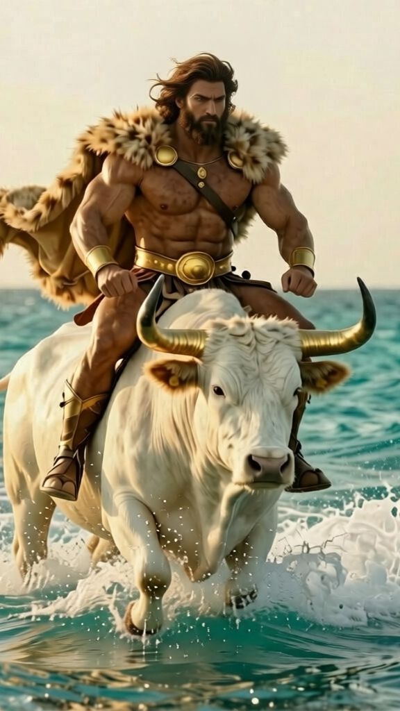 Седьмой подвиг Геракла. Укрощение Критского быка.