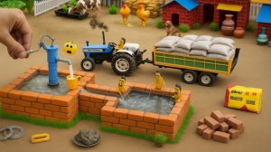 СТРОЙКА С МИНИ МАШИНКАМИ. СТРОИТЕЛЬНАЯ ТЕХНИКА И ТРАКТОР РАБОТАЮТ БЕЗ ОСТАНОВКИ!