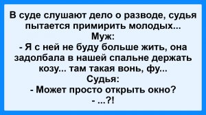 Слушается дело о разводе... Подборка Пикантных, Остреньких, Жизненных Анекдотов! Юмор! Смех! Позитив