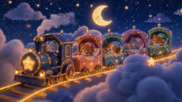 Колыбельная для малышей — звёздный поезд снов | музыка для сна для детей