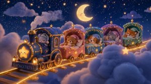 Колыбельная для малышей — звёздный поезд снов | музыка для сна для детей