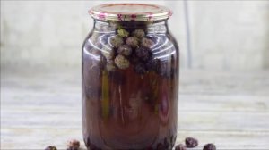 Компот из шелковицы на зиму - самый простой рецепт приготовления!