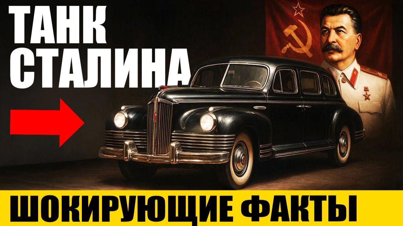 ЗИС-115 Зачем Сталину Броне-Лимузин Самый дорогой автомобиль СССР
