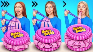 Быстрая Средняя или Медленная Скорость Еды Челлендж # Съедобная Битва от Bubba DO Challenge