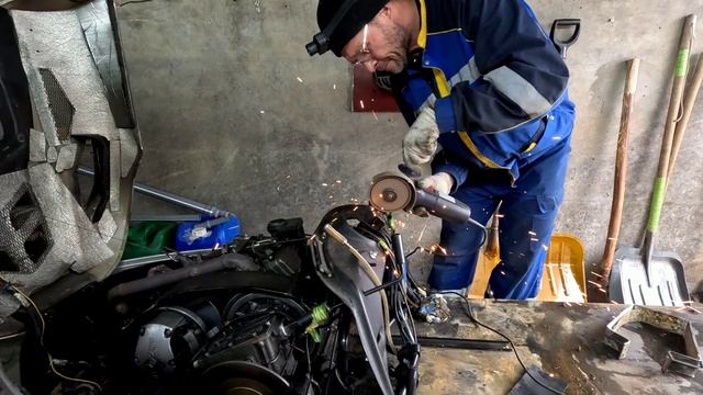 ТО снегохода. Часть 1.