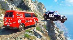 ЭПИЧЕСКОЕ БЕЗУМИЕ - СПУСКИ С ОБРЫВА. ПАДЕНИЯ И БЕЗУМНЫЕ АВАРИИ! - BeamNG Drive. Игры. Мультики