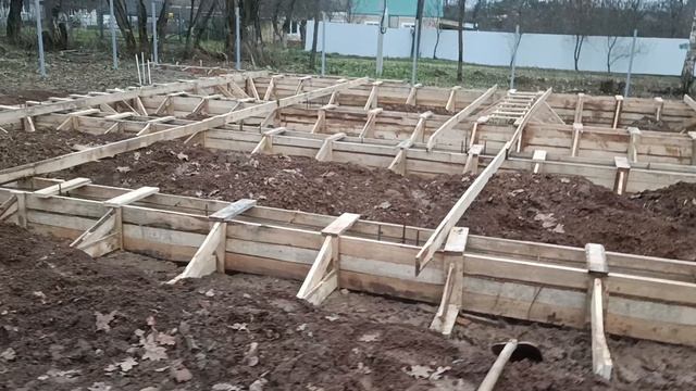 опалубка фундамента
