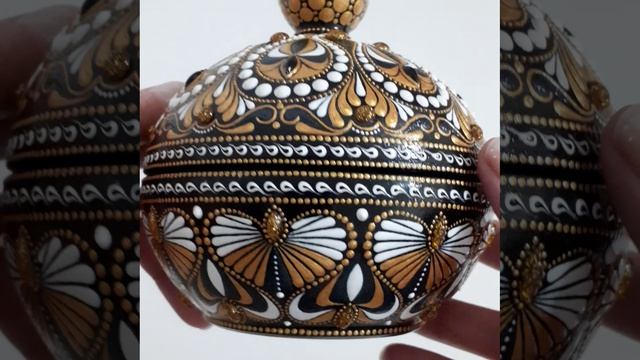 Ручная роспись шкатулки
