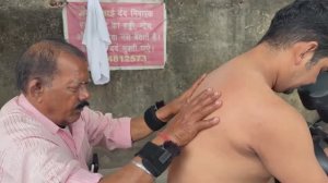 Болеутоляющий массаж плеч и спины Asmr с применением ОГНЯ 🔥