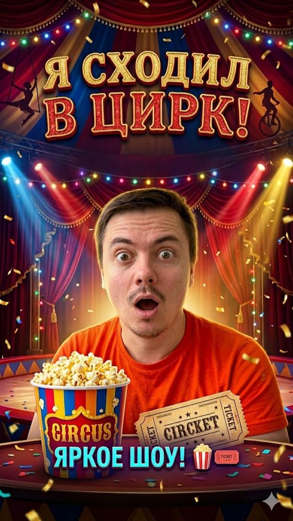Фокусы в цирке!