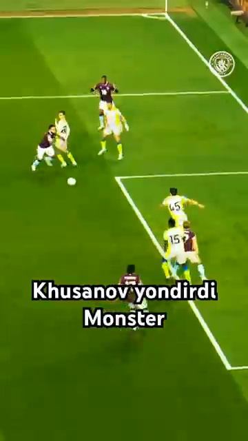 Khusanov burnleyga qarshi ajoyib oyin #uzbekistan #football #khusanov #mancity #burnley #england