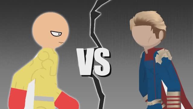 Сайтама против Todo Mundo! Анимация узлов-стикеров