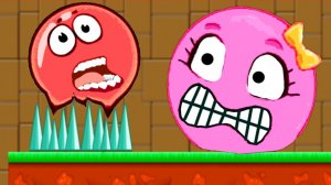 Пытаемся выжить c красным шариком в чужом мире.Red Ball 4