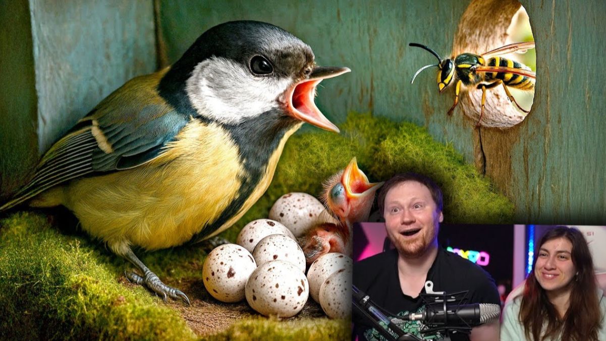 У НАС РОДИЛИСЬ ПТИЧКИ, НО МАТЬ ВЫНЕСЛА СВОЕГО ПТЕНЦА ИЗ ГНЕЗДА _ РЕАКЦИЯ на SlivkiShow