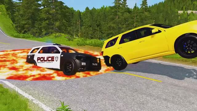 МУЛЬТИКИ ПРО МАШИНКИ: Молния Маквин ТРАКТОР и ГРУЗОВИК против Томаса в BeamNG 🏎️🚜 VS 🚂