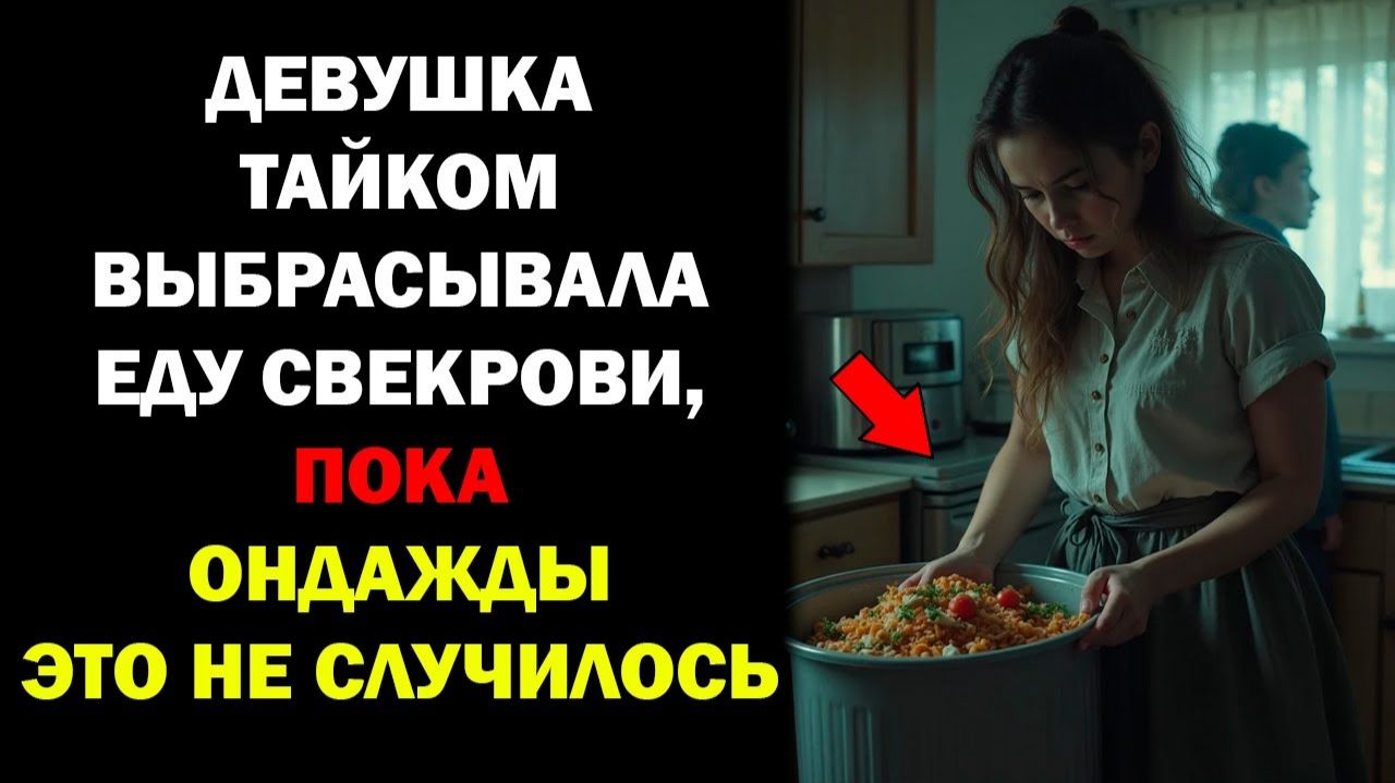 Она тайком ВЫБРАСЫВАЛА еду Свекрови… Пока однажды ЭТО не случилось!