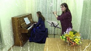 В. Бойко - "Осенняя песнь". Исполняют: Харыбина Инна - (флейта), Бойко Валентина- (фортепиано).