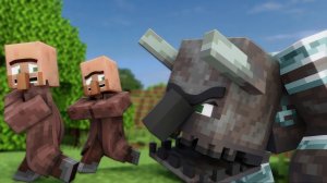 Битва за выживание: жители лицом к лицу с разорителем Майнкрафт