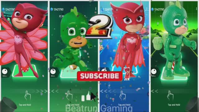 Кэтбой против Гекко: Битва Суперсилы! 🦸♂️ Эпичный баттл в Tiles Hop (Prime vs Super)