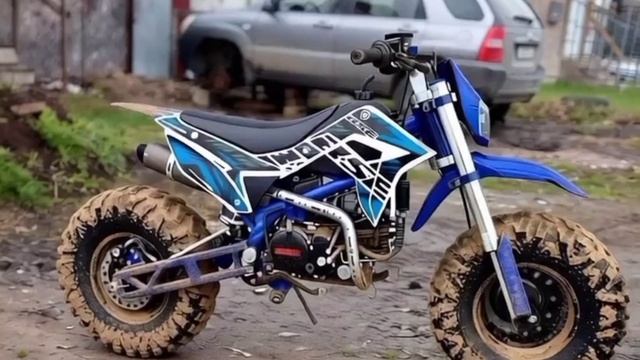 питбайк с колесами от квадроцикла