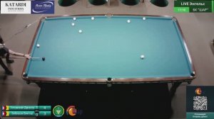 Бильярд. Матчевая встреча Титовский - Зибиров. Московская Пирамида.