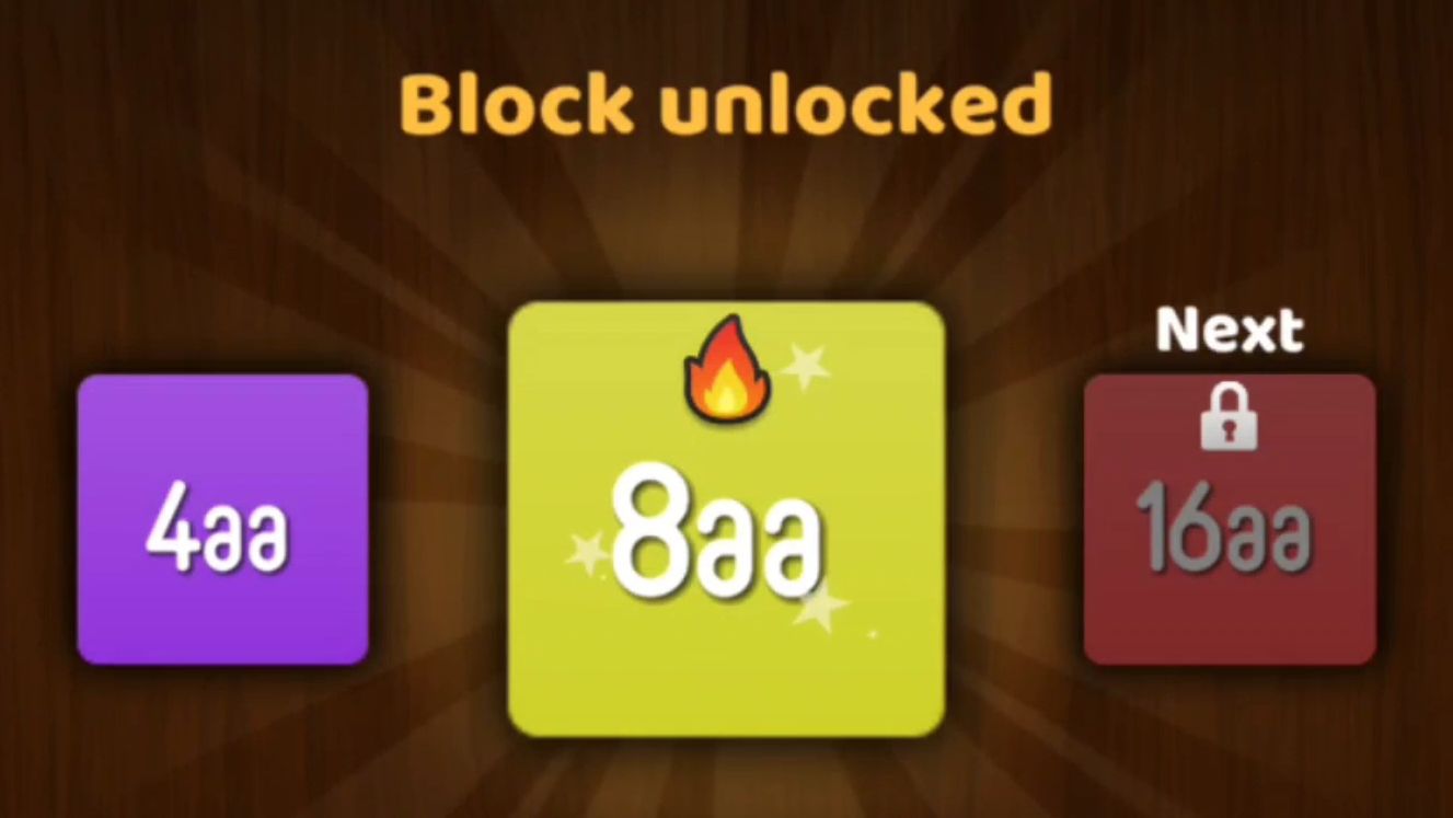 NumBlocks (2aa → 4aa → 8aa)