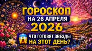 Гороскоп на 26 апреля 2026 😱 Что готовят звёзды на этот день?