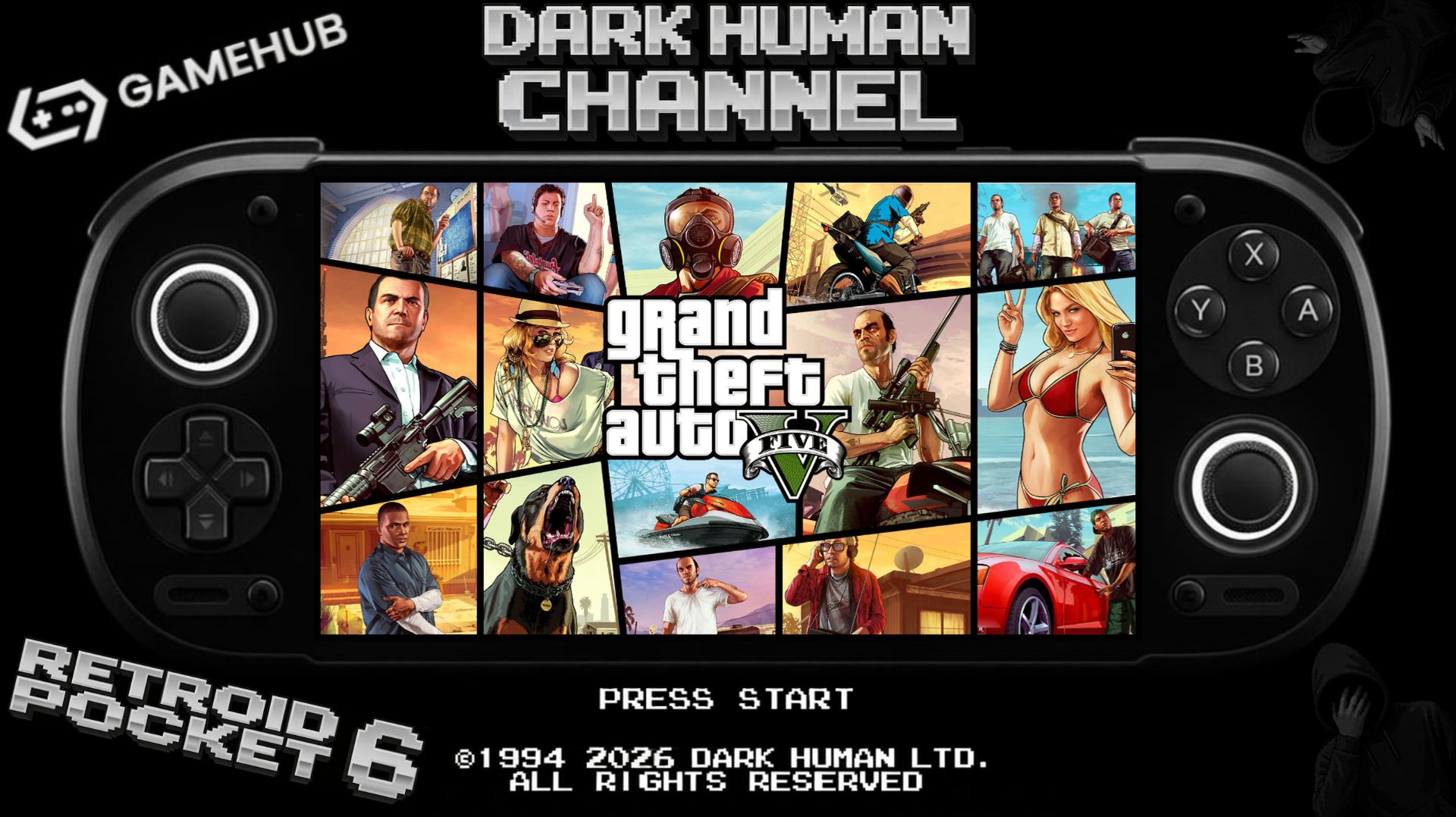 Retroid Pocket 6  Grand Theft Auto V 8 Gen 2 GameHub