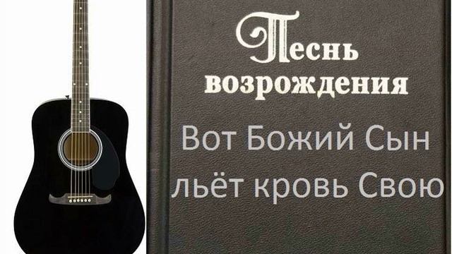 Вот Божий Сын льёт кровь Свою.