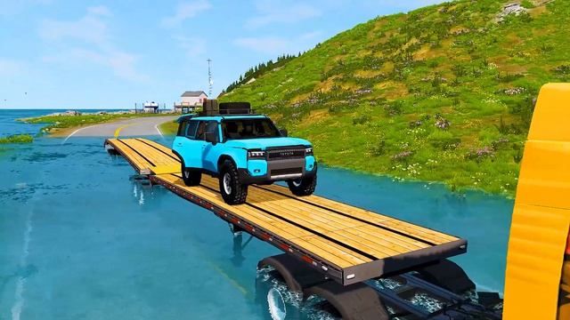 МУЛЬТИКИ ПРО МАШИНКИ: Молния Маквин ТРАКТОР и ГРУЗОВИК против Томаса в BeamNG 🏎️🚜 VS 🚂