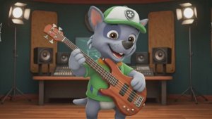 Щенячий патруль, Скай, Маршал, Эверест, Гончик, Крепыш и Роки в роли музыкантов. Для детей!