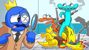 ЗАГАДОЧНОЕ ПРОИСШЕСТВИЕ!   Rainbow Friends 2 - Анимации на русском