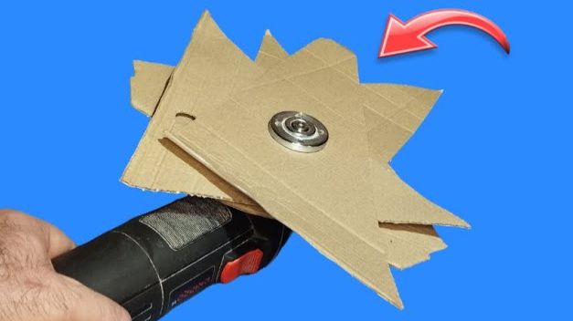 Вот это да! Не думал, что картон на УШМ творит чудеса.