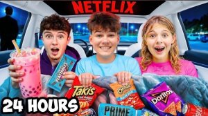 Выживание В Cyber Truck ВСЮ НОЧЬ...