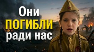 Девочка читает стих Ветер войны! как дети в Москве готовятся ко Дню Победы. Стихи о войне, конкурс 9