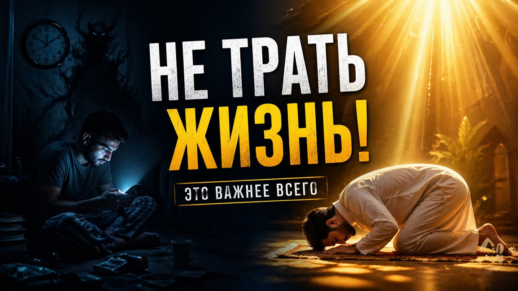 НЕ ТРАТЬ ЖИЗНЬ ВПУСТУЮ — СЛОВА, КОТОРЫЕ СПАСУТ ТЕБЯ | Шейх Назим (кс)