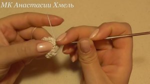 Цветок на шесть лепестков__ Мастер-класс__Ирландское кружево__Irish lace