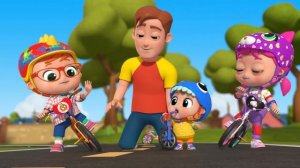 🍿 Учимся Кататься На Велосипеде! | Развивающие Мультики Для Детей | Little Angel Русский